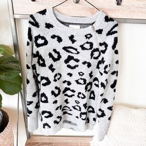 Abercrombie and Fitch Cheetah sweater